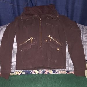 mens jean jacket with hood